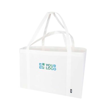 Borsa promozionale extra large in poliestere riciclato con manici 65L