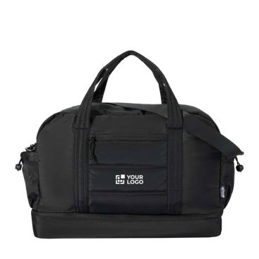 Borsa da viaggio in tela in poliestere riciclato con zip 30L