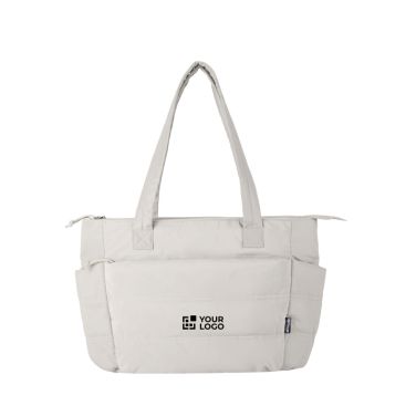 Borsa tote imbottita in poliestere riciclato con custodia per laptop 15,6” 18L