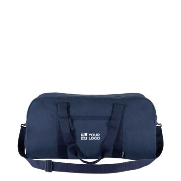 Borsa da viaggio impermeabile in tela riciclata con tasca frontale 40L