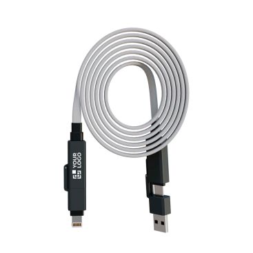 Cavo di ricarica con avvolgimento magnetico a doppio ingresso 60W