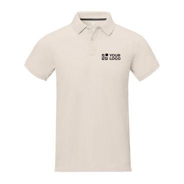 Polo a manica corta uomo in cotone piqué 200 g/m² Elevate Life 