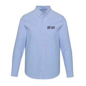 Camicia oxford uomo manica lunga colletto abbottonato Elevate