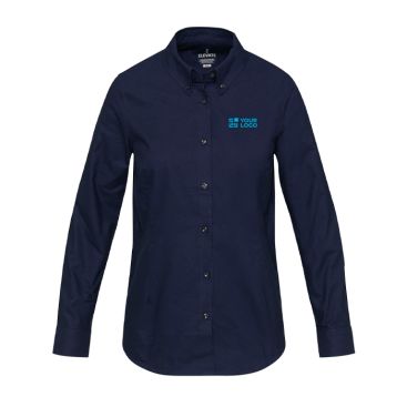 Camicia oxford da donna a maniche lunghe con taglio dritto Elevate