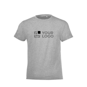 T shirt con stampa personalizzata colore grigio jeansato