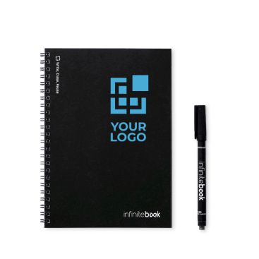 Block notes A5 15 pagine a righe riutilizzabili e copertina flessibile
