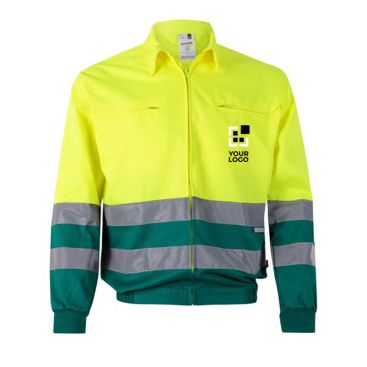 Giacca da lavoro unisex in poliestere e cotone 210 g/m2 Velilla 