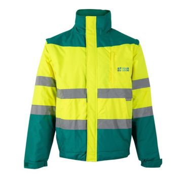Giacca da lavoro extragrande in poliestere riflettente 180g/m2 Velilla 