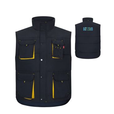Gilet imbottito da lavoro con 7 tasche in poliestere 120 g/m2 Velilla 