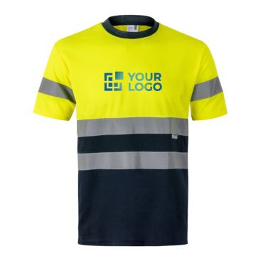 T-shirt tecnica da lavoro extra large alta visibilità 140 g/m2 Velilla 