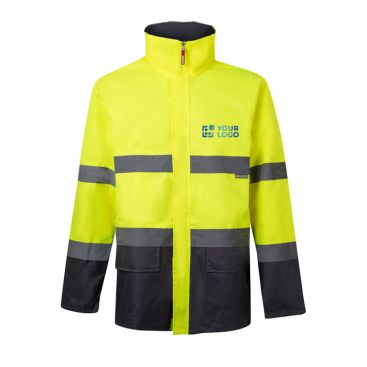 Parka da lavoro in poliestere con elementi riflettenti 190g/m2 Velilla 