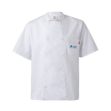 Giacca da cucina a manica corta in poliestere e cotone 110g/m2 Velilla Giacca da cucina a manica corta in poliestere e cotone 110g/m2 Velilla