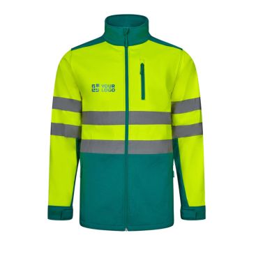 Giacca softshell lavoro fodera in pile in poliestere 280g/m2 Velilla 