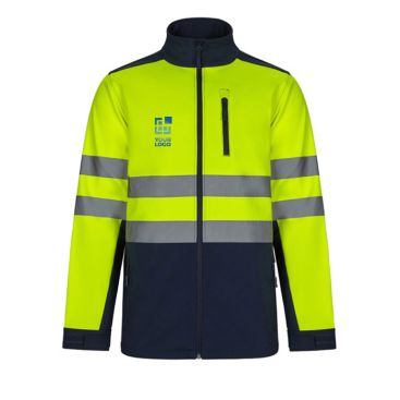 Giacca softshell grande poliestere 280 g/m2 interno in pile Velilla 
