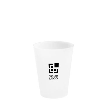 Bicchiere riutilizzabile in plastica a parete singola prodotto in Europa 330 ml