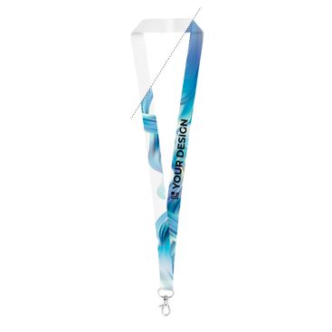 Lanyard in RPET prodotto nell’UE con moschettone a grilletto
