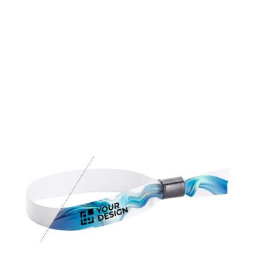 Braccialetto lanyard in poliestere per sublimazione con chiusura di sicurezza