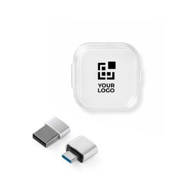 Set di adattatori da USB-A a USB-C e viceversa in scatola di plastica