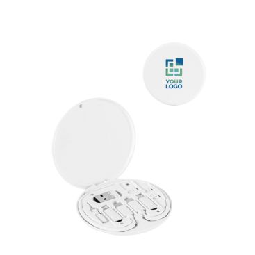Cavetto di ricarica ultrarapido con set di adattatori in ABS riciclato