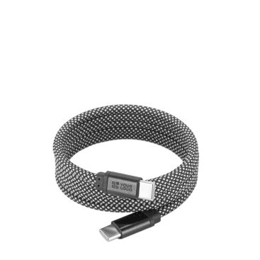 Cavo USB-C a USB-C magnetico intrecciato in poliestere 60W