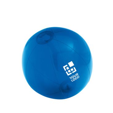 Pallone gonfiabile pubblicitario trasparente vista area di stampa