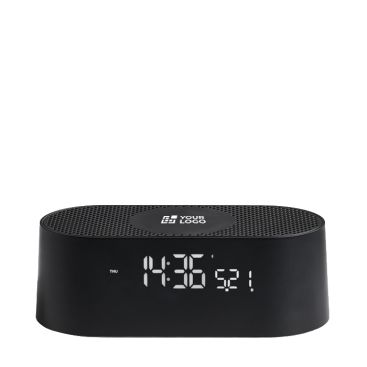 Altoparlante Bluetooth 4 in 1 con ricarica wireless, orologio digitale e luce 10W