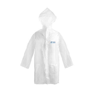 Impermeabile trasparente per bambini con custodia e cappuccio in PVC