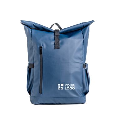 Zaino roll-top con rivestimento in PU e tasca per portatile da 15,6''