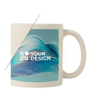Tazza in ceramica opaca per sublimazione con interno lucido 325 ml