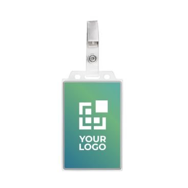 Porta badge rigido perfetto da agganciare alla tasca 5,5x8,7cm