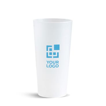 Bicchiere riutilizzabile in plastica per festival da 600ml