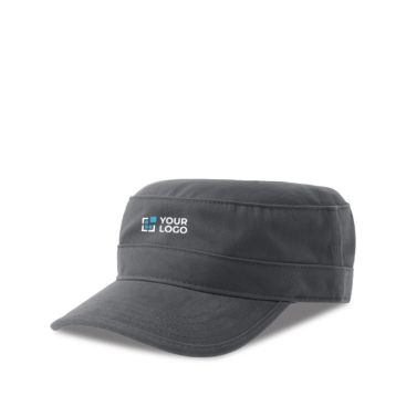 Cappello militare in cotone con visiera e chiusura in velcro 280 g/m2