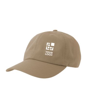 Cappellino destrutturato con chiusura a fibbia e misto cotone 280 g/m²