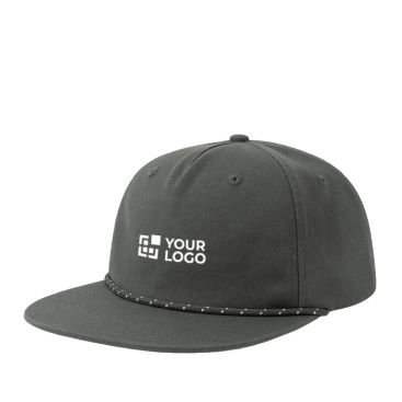 Cappellino destrutturato a 5 pannelli con visiera piatta riciclata ReTraze®