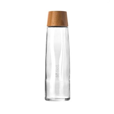Borraccia in vetro sostenibile premium con tappo in bambù da 750ml