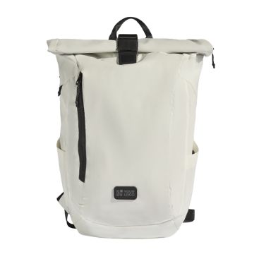 Zaino riflettente in plastica riciclata con chiusura arrotolabile 15,6''