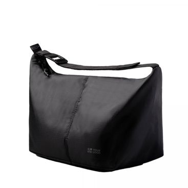 Borsa termica in plastica marina riciclata con apribottiglie 52 g/m2
