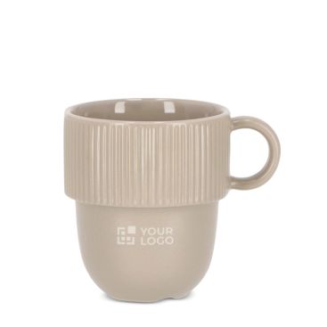 Tazza impilabile in porcellana con piccolo manico da 270ml Sagaform