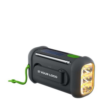 Radio portatile in silicone con torcia e power bank 1.000mAh Muse