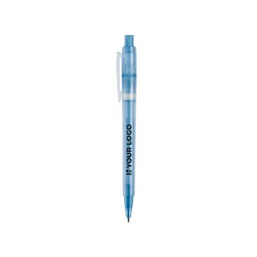 Penna a sfera in plastica opaca prodotta nell’UE con refill Jumbo inchiostro blu