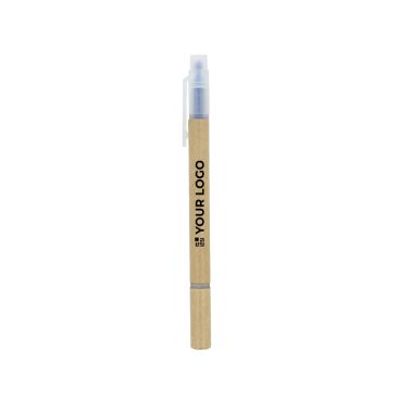 Penna con evidenziatore fluorescente e inchiostro blu ricaricabile