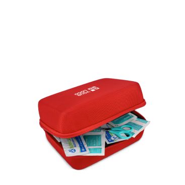 Kit di pronto soccorso con custodia in gomma morbida con certificato UE