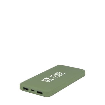 Power bank compatto da 10.000mAh in plastica riciclata