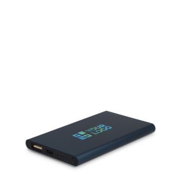 Batteria portatile in alluminio riciclato in vari colori 4.000 mAh
