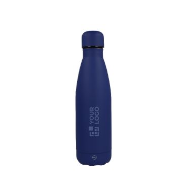 Borraccia termica in acciaio inox riciclato con finitura soft touch 500 ml