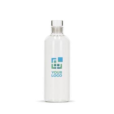 Borraccia in vetro borosilicato con tappo flessibile in vetro 750ml