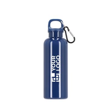 Borraccia di plastica in colori vivaci con tappo coordinato 500 ml