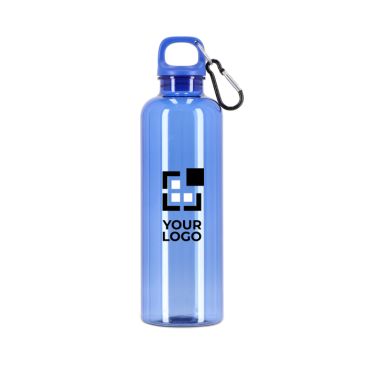Borraccia di plastica in colori vivaci trasparenti 750 ml