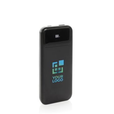 Powerbank con cavi integrati e display digitale 10.000 mAh