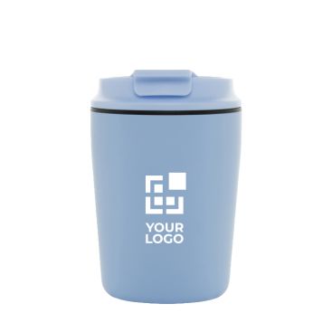 Tazza termica in plastica per caffè con coperchio antigoccia 220 ml